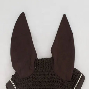 Wholesale Price Direct Factory Supplier Cheap Horse <b>Fly</b> Veil Horse Care Silent Crochet Ear <b>Net</b> Bonnet Horse Equipment - Product Image 6