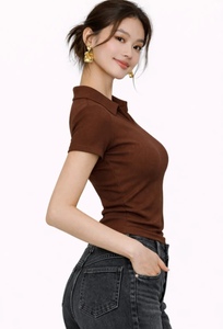 Haut de gamme pour femmes, vêtement de tous les jours, style essentiel, coupe ajustée, parfait pour les occasions décontractées, basique mais de haute qualité. - Product Image 2