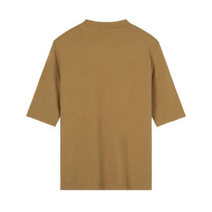 T-shirt unisexe à épaules tombantes en bambou, motif uni, tricoté, écologique, vente en gros pour sororités, gymnases, écoles, campus universitaires - Product Image 4