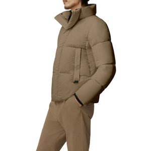 Wholesale High Quality Thick Warm Winter Men's Puffer Jacket Casual Padded Coat High Street Style Stand Collar Embroidery Jacket - Product Image 1