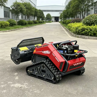 Machine agricole télécommandée sur chenilles Multi  Fonctionnalités pour le travail en pente dans les vergers, divers accessoires de travail interchangeables