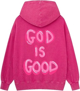 Sweat à capuche chrétien personnalisé avec impression en relief, lettrage 3D, verset biblique, en molleton épais, style streetwear, pulls à capuche et sweat-shirts - Product Image 3