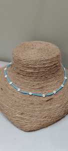 Cadena de Clavícula Bohemia Hecha a Mano con Cuentas Trenzadas, Chapada en Oro, Unisex, con Lindas Flores de Margarita Multicolores, Extremadamente Popular y a la Moda - Product Image 6