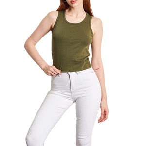 Camisetas de Tirantes Personalizadas para Mujer, Modelo 2026, Servicio OEM, Ropa Casual de Verano, Color Sólido, Transpirable, Secado Rápido, Ecológica - Product Image 4