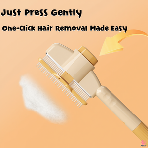 Brosse démêlante pour animaux de compagnie en ABS, écologique, étanche, pour l'élimination des poils longs de chat, outil de nettoyage pour salle de bain - Product Image 2