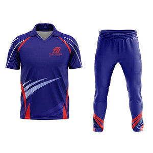 Uniforme de Cricket para Hombre, Ligero y Transpirable, Hecho de Poliéster, Conjunto de Pantalones y Jersey con Ajuste Personalizado, Servicio OEM, Perfecto para - Product Image 1