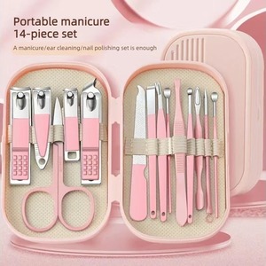 Juego de 14 Piezas de Cortaúñas de Acero Inoxidable con Cuchilla Curva, Apertura de Mandíbula Ancha, Diseño Ergonómico, Herramienta Profesional Duradera para Uñas Gruesas - Product Image 5