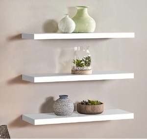 Juego de 3 Estantes Flotantes de Pared, Estante para Exhibición de Cuadros, Estante Colgante para Libros, Organizador de Almacenamiento de Pared que Ahorra Espacio - Product Image 1
