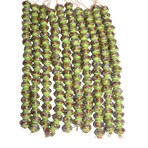 ลูกปัดแก้วหลอมสีเขียวมะนาวขนาด 12 มม. จาก EXCEL EXPORTS |   นักออกแบบเค้กแต่งงาน งานฝีมือทำมือ ลูกปัดทรงกลม |   ขาตั้งขนาด 8 นิ้ว - Product Image 2