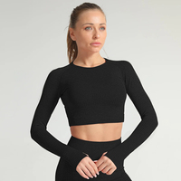 Conjuntos de Yoga Personalizados para Mujer, 2 Piezas, Ropa Deportiva con Cinturón de Encaje, Pedrería Floral, Ecológicos, de Alta Calidad, Spandex/Poliéster