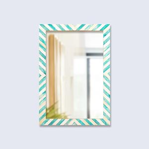 กรอบกระจกติดผนังลายไม้ฝังกระดูกสไตล์โมเดิร์นสุดหรู ผลิตด้วยมือ เป็นมิตรกับสิ่งแวดล้อม เหมาะสำหรับตกแต่งบ้าน โรงแรม และร้านบูติก - Product Image 3