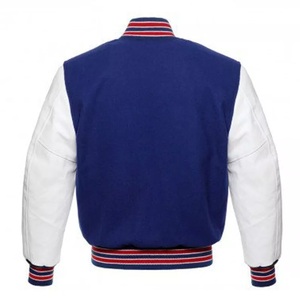 2025 Men's Winter Sportswear New Premium <b>Fleece</b> Bomber Coat Oem Custom Quality <b>Thick</b> Breathable Varsity <b>Jacket</b> Stand Front logo - Product Image 2