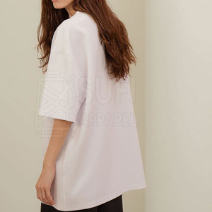 T-shirts décontractés pour femmes, grandes tailles, surdimensionnés, 100% coton, séchage rapide, respirants, look professionnel, options personnalisées, vêtements pour adultes - Product Image 3