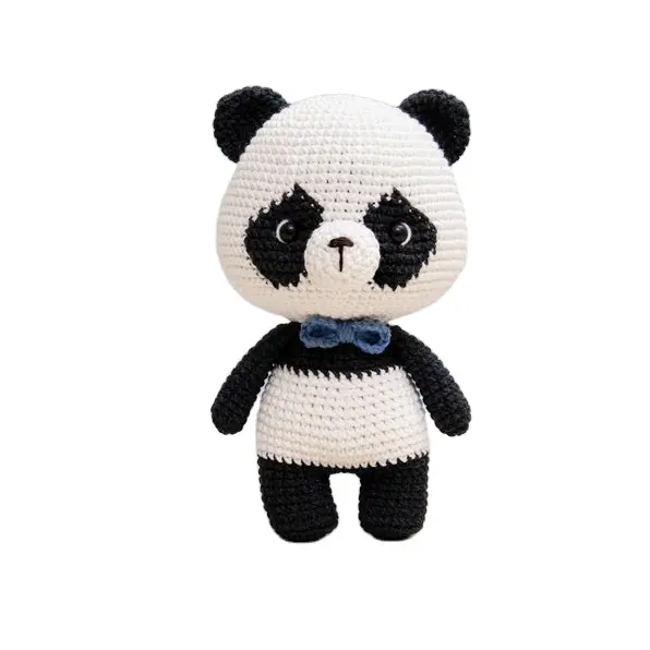 Creative VINAWOCO Toys for Baby Amigurumi Teddy Panda Bear Bunny Rabbit amigurumi Cat Gift Crochet Handmade Toys