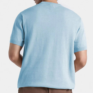 T-shirts pour hommes à manches courtes, vêtements pour hommes, 100% coton, vêtements d'été, séchage rapide, respirant, coupe ajustée, t-shirts de fitness pour hommes - Product Image 5