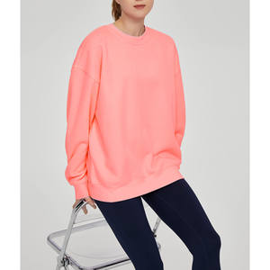 Sweat-shirts unisexes à manches longues, amples, en tricot, style streetwear, coupe ample, vintage, pour filles et femmes - Product Image 6