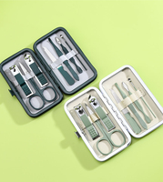 Kit de toilettage complet classique premium, ensemble professionnel de manucure et pédicure, 20 outils de soin des ongles en acier inoxydable, 4 en 1 pour ongles