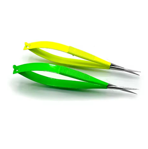 Tijeras Microquirúrgicas Castroviejo de Primera Calidad con Recubrimiento en Polvo, Punta Fina, Instrumentos Oftálmicos y Dentales con Colores Personalizados - Product Image 2