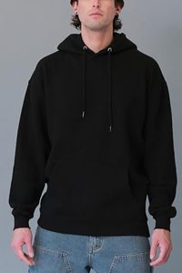 Sudadera con Capucha para Hombre, Color Sólido, 100% Algodón, Felpa, Corte Regular, Casual, con Bolsillo, Estilo Tejido Otoñal - Product Image 5
