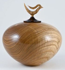 <b>Memorial</b> Gallery Cherry Red Brass Cremation Urn (3" <b>Keepsake</b>, Plain) Red Color with Premium Case Cremation Urns - Product Image 4