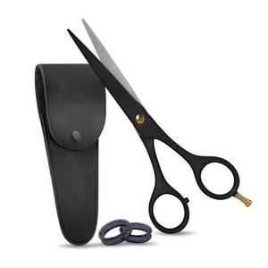 Ciseaux de coiffure professionnels en acier inoxydable 440C, lame tranchante, pour droitiers, manche moyen, usage en salon de coiffure - Product Image 1