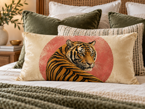 ปลอกหมอนอิงกำมะหยี่ลายเสือพิมพ์ลายสัตว์ตกแต่งบ้านสไตล์โมเดิร์น - Product Image 3