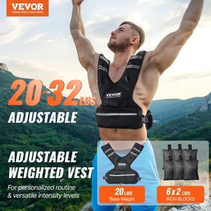 เสื้อกั๊กถ่วงน้ำหนักปรับ20-32lb ได้สำหรับผู้ชายและผู้หญิงเพื่อเพิ่มความแข็งแรงและการวิ่ง - Product Image 2