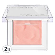 Abouttone 4.3g Fluffy Wear Blusher 10 Bubbly Orange Peach Tonalità Chiara Polvere Compatta Altamente Pigmentata con Finitura Luminosa 2pz - Product Image 1