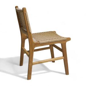 Muebles de Lujo para Exteriores, Patio o Terraza, de Madera de Teca y Mimbre Tejido, para Decoración del Hogar - Product Image 4