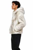 Veste à capuche en cuir écologique respirante pour homme, coupe classique, coupe-vent, couleur unie, décontractée, pour l'hiver, couleur personnalisable, doublée