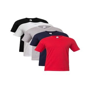 เสื้อยืดคอกลมแขนสั้นผู้ชาย ผ้าเจอร์ซีย์เรียบสีพื้น น้ำหนัก 200 กรัม ระบายอากาศได้ดี แห้งเร็ว เป็นมิตรกับสิ่งแวดล้อม ทรงพอดีตัว - Product Image 5