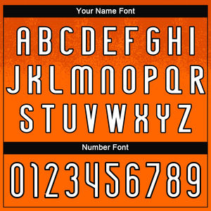 Conjunto de Uniforme de Voleibol para Adultos, Cómodo, de Poliéster, Personalizable, Naranja, Blanco, Negro, con Diseño Abstracto, Sublimado, de Secado Rápido - Product Image 5