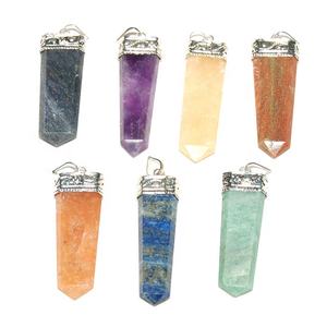 จี้พลอยทิเบตแบบแบนพร้อมจี้หินแฟชั่นแบบแบน - Product Image 4