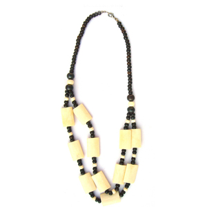 Collar de Cadena con Cuentas en Forma de Corazón Geométrico, Estilo Étnico Multicapa, Accesorio de Moda Unisex a Precio de Mayoreo - Product Image 1