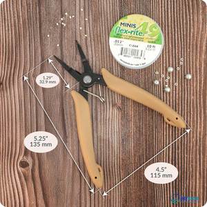 Pince multifonctionnelle en acier inoxydable pour la fabrication de bijoux, 5 pouces, à bec, à sertir et coupe-fil INTENSE - Product Image 3