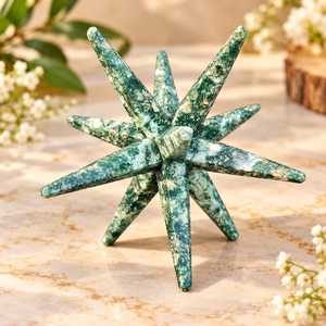 Árbol de Ágata Natural al por Mayor, Estrella de Merkaba de 12 Puntas Tallada en Ágata, Gema Curativa de Grado AAA de Gujarat para Decoración del Hogar - Product Image 3