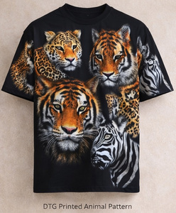 T-shirts Streetwear en Soie/Coton Tricoté Lourd de Haute Qualité, Nouvelle Collection pour Hommes, Séchage Rapide et Respirant, Prix de Gros - Product Image 1