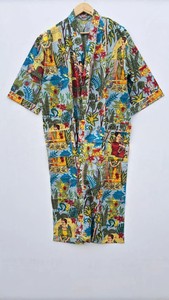 Bata de Algodón con Diseño Floral, Talla Única - Product Image 3