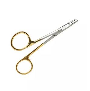 Porte-aiguille chirurgical Premium Foster Gillies TC, pointe en carbure de tungstène, acier inoxydable, 12 cm, HEX-NH-130, chirurgical dentaire - Product Image 5