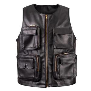 Nouveau Gilet de Moto Professionnel en Cuir 2026 pour Hommes, Grande Taille, Imperméable et Respirant, Protection de Course - Product Image 4