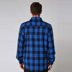 เสื้อเชิ้ตผ้าแฟลนเนลผู้ชายแบบกำหนดเอง ซับในเนื้อนุ่ม ติดกระดุม เสื้อเชิ้ตแฟลนเนลลำลอง ขายส่ง เสื้อเชิ้ตแฟลนเนลสั่งทำพิเศษ - Product Image 3