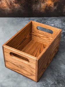 Panier de rangement en bois, panier étagère en bois, panier organisateur en bois, panier à jouets en bois, panier à vêtements en bois - Product Image 2