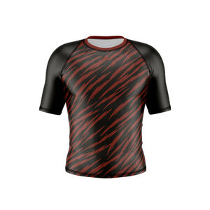 Rashguard personnalisé par sublimation pour BJJ, MMA, Grappling, manches courtes, Rashguard sublimé pour BJJ, MMA, Jiu Jitsu, Grappling - Product Image 3
