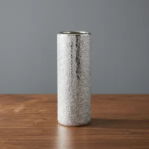 Gobelet isotherme en acier inoxydable à paillettes argentées, à double paroi, pour le bureau et les voyages - Product Image 5