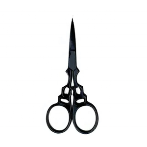Ciseaux à cuticules Tegra Surgical OEM personnalisables en acier inoxydable de couleur, avec logo, 9 cm, manche élégant brodé - Product Image 2