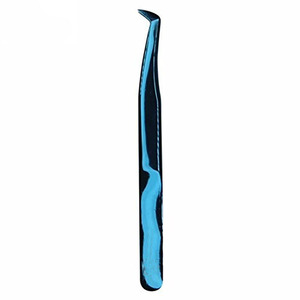 Pinzas para Extensiones de Pestañas con Punta Recta y Curva 2026, Pinzas de Acero Inoxidable Blancas y Negras para Pestañas Postizas - Product Image 5