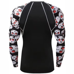 Rashguard Homme à Manches Longues de Compression pour BJJ MMA avec Logo Personnalisé – T-shirt de Sport Sublimé – Meilleures Ventes - Product Image 2