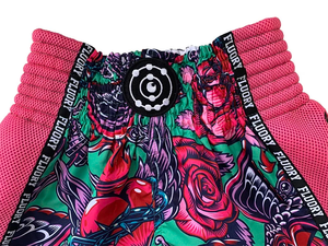 Pantalones Cortos de Entrenamiento de Boxeo Fluory Muay Thai para Hombre, de Secado Rápido, Transpirables, Cintura Elástica, Personalizados para Combate Libre - Product Image 4