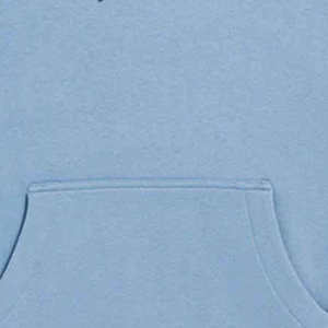 <b>Men's</b> Light Blue Knitted <b>Pullover</b> Hoodie With Front Pocket Casual Style Solid Color Design - Product Image 3