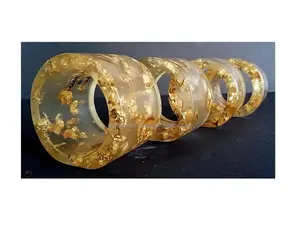 Novedad 2026: Anillos para Servilletas de Acrílico con Diseño Coreano Clásico para Decoración de Mesa de Fiesta y Accesorios - Product Image 2